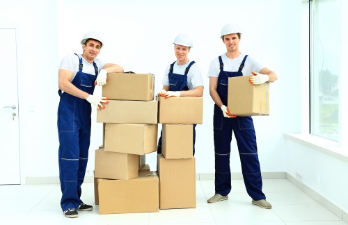 Commercial removal service handling office furniture and equipment near Kensal Green