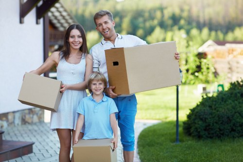 Reliable moving team handling furniture and boxes in Kensal Green