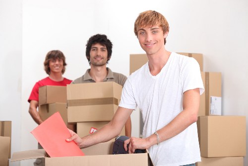 Van loading for a flat or small office move near Kensal Green